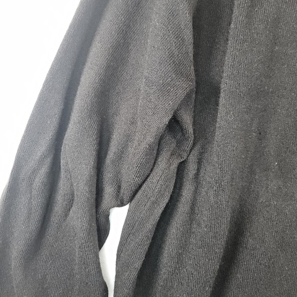 DOCKERS Sweater Men's XL Sleeve Crew Neck Acrylic Argyle Geometric Black & Gray - Picture 13 of 16